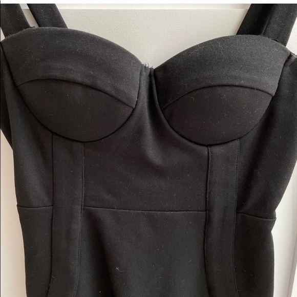 Black MIDI Bustier Dress from Fashionova - Picture 3 of 3